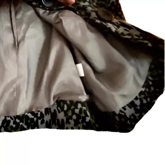 Trina Turk Stylish Cropped Jacket Trending Patchwork Pattern 3/4 Sleeves Sz 4 - Picture 8 of 11